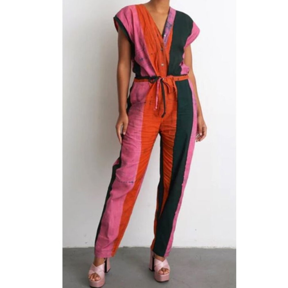 OOAK Osei Duro African JUMPSUIT in Carmine sz. S SOLD OUT!